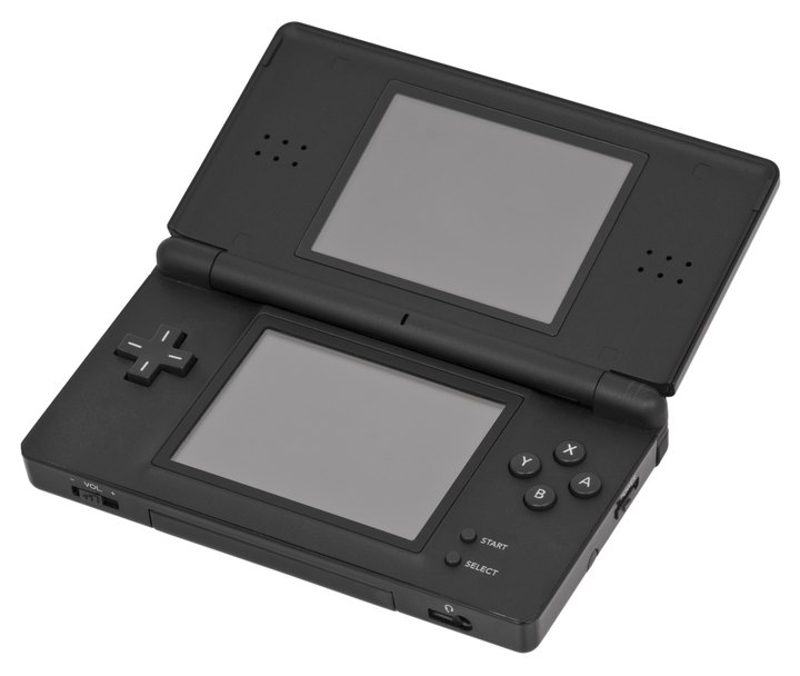 Input image of the handheld game console